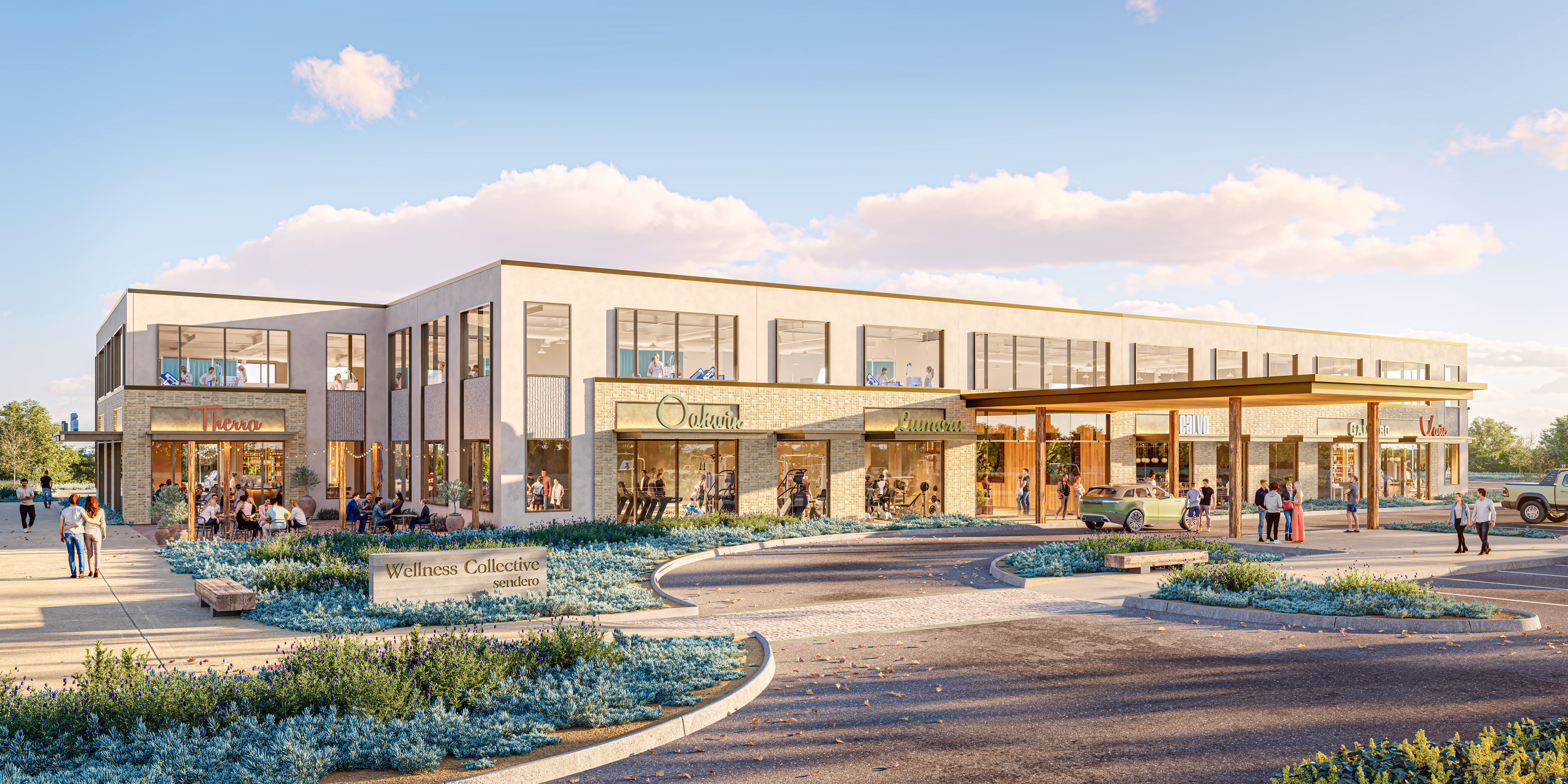 Sendero Wellness Collective rendering