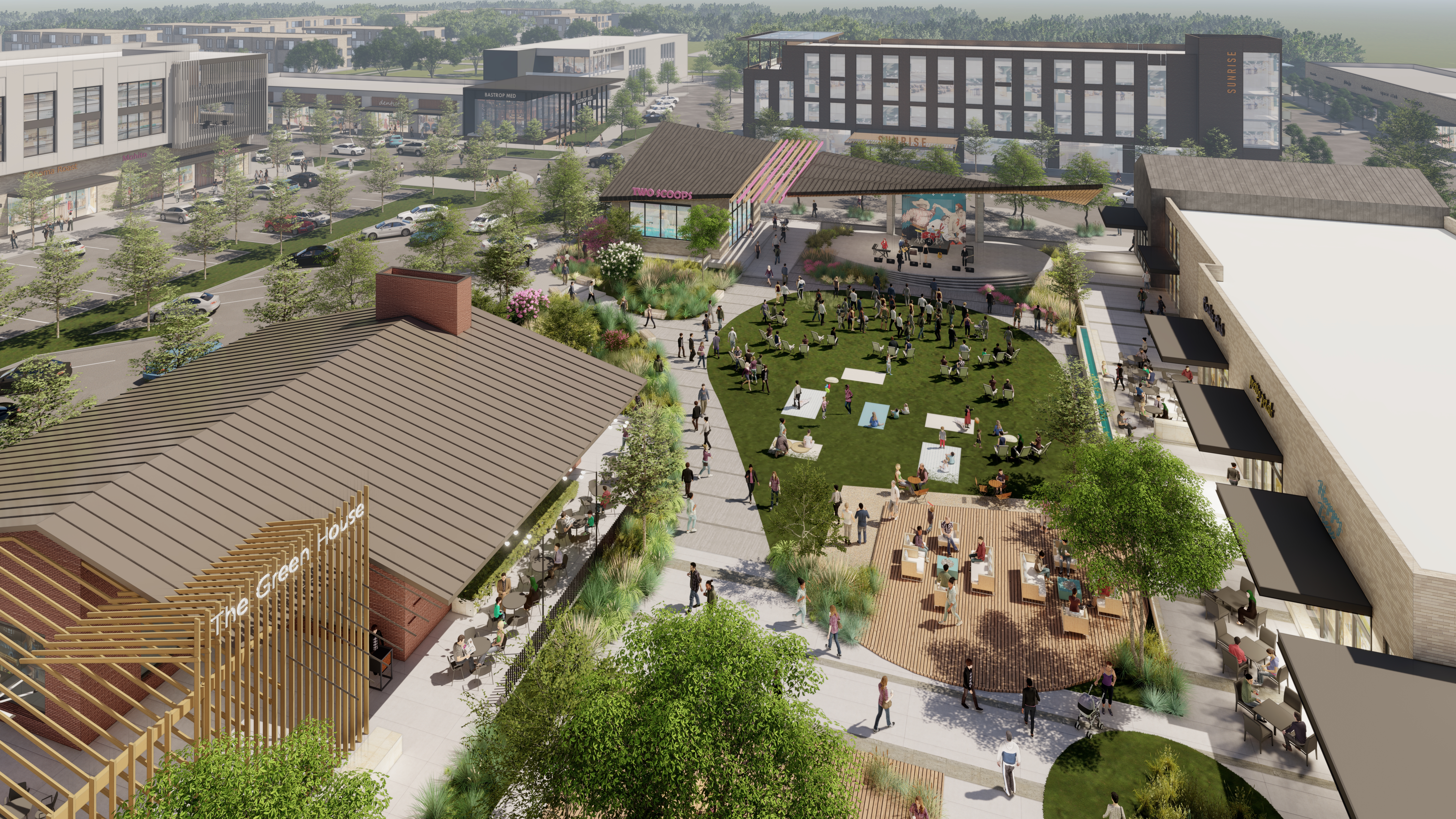 Sendero rendering